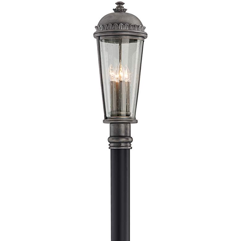 Image 1 Ambassador Collection 23 1/2" High Pewter Outdoor Post Light