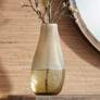 Amber 12" High Glass Decorative Vase in scene