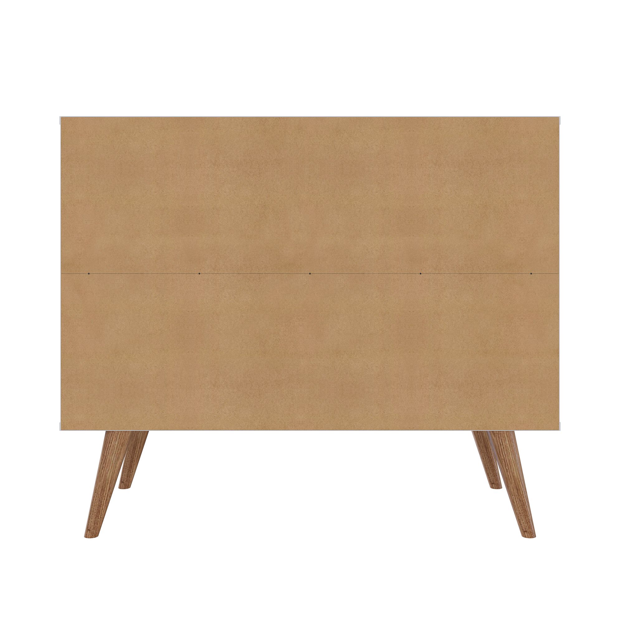 Amber 32 3/4" Wide Matte White Wood 2-Door Accent Cabinet