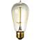 Amber 60 Watt Edison Filament Medium Base Incandescent Bulb by Tesler