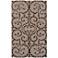 Amber Collection 703 Beige and Brown Area Rug