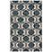 Amber Collection 706 Beige and Blue Area Rug