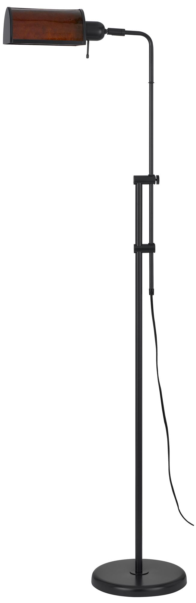 Image 2 Amber Line 60W Mica Pharmacy Adjustable Floor Lamp more views