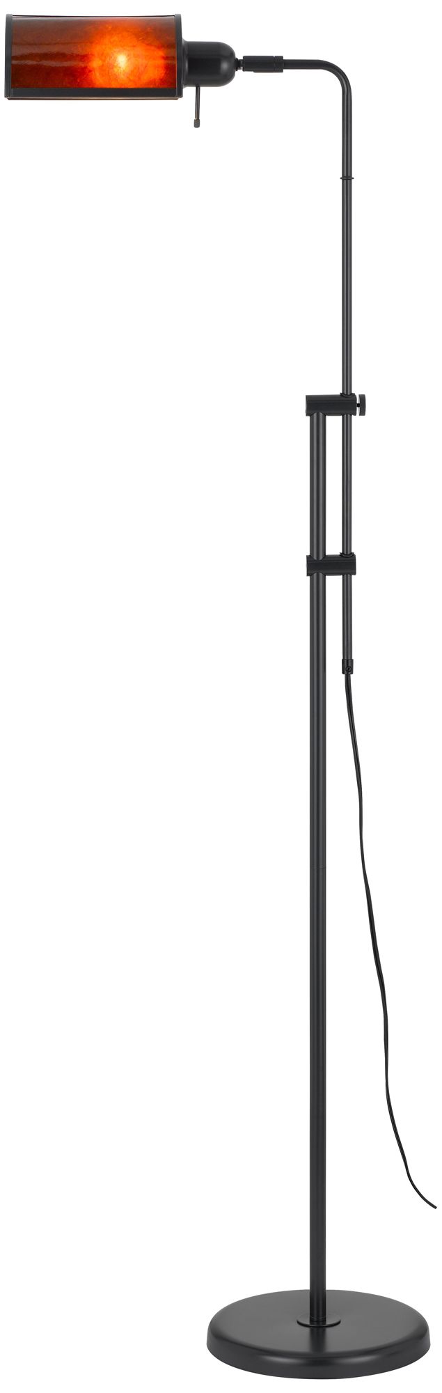 Image 3 Amber Line 60W Mica Pharmacy Adjustable Floor Lamp more views