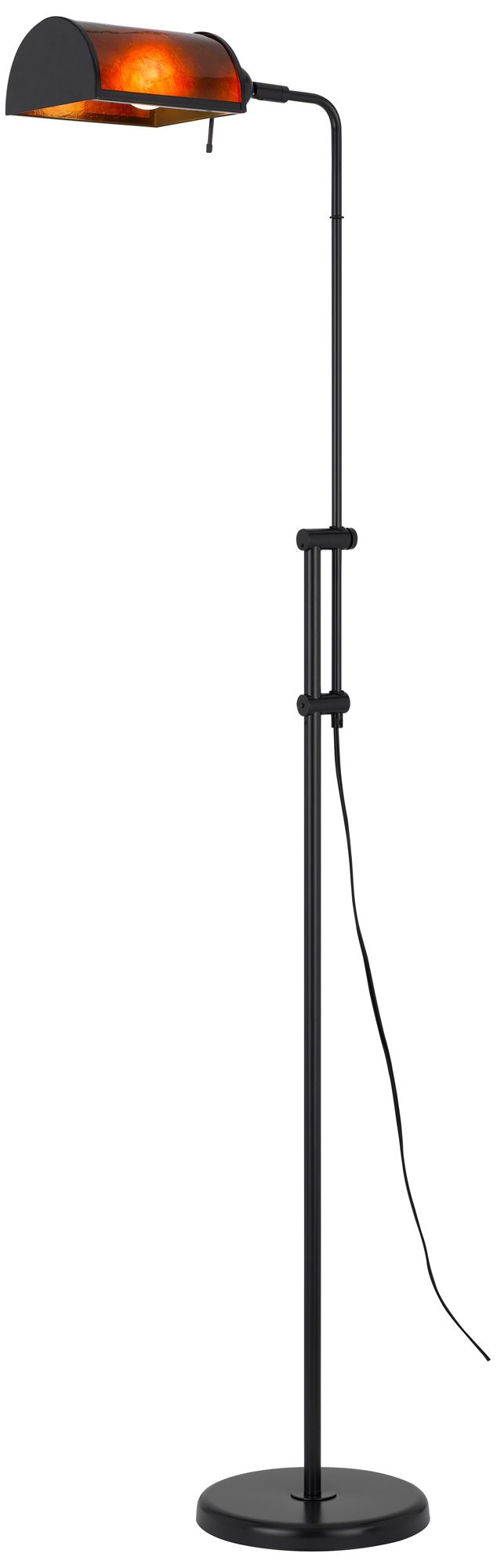 Image 4 Amber Line 60W Mica Pharmacy Adjustable Floor Lamp more views