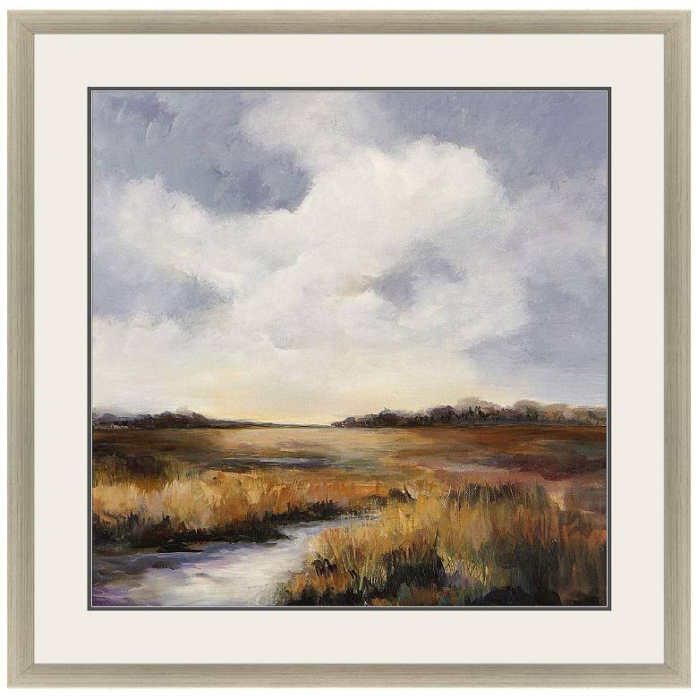 Image 3 Amber Morn 41"W x 41"H Framed Art