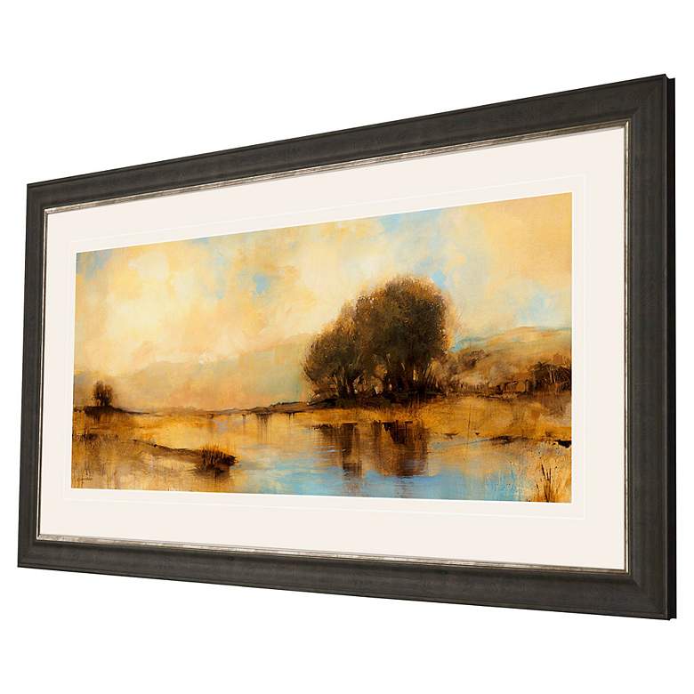 Image 5 Amber Spring 64" Wide Rectangular Giclee Framed Wall Art more views