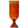 Amber Tortoise - Glass Vase - 15In Ht. X 6In W. X 6In D.