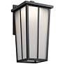 Amber Valley 17 1/4" High LED Black Outdoor Wall Light