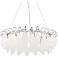 Amberine 29" Wide Chrome and Clear Glass Pendant Light