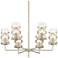 Ambert 31" Wide Brushed Nickel 6-Light Chandelier