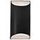Ambiance 10.75" Carbon Small Tapered Cylinder ADA Outdoor LED Sconce