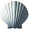 Ambiance 10.75" High Bisque Scallop Shell ADA Wall Sconce
