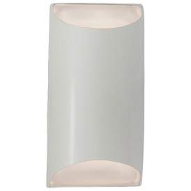 Image1 of Ambiance 10.75" Matte White Small Tapered Cylinder ADA Wall Sconce