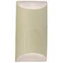 Ambiance 10.75" Vanilla Gloss Small Tapered Cylinder ADA Outdoor LED S