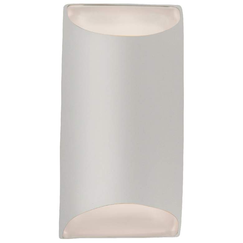 Image 1 Ambiance 10.75"H Bisque Small Tapered Cylinder ADA LED Wall Sconce