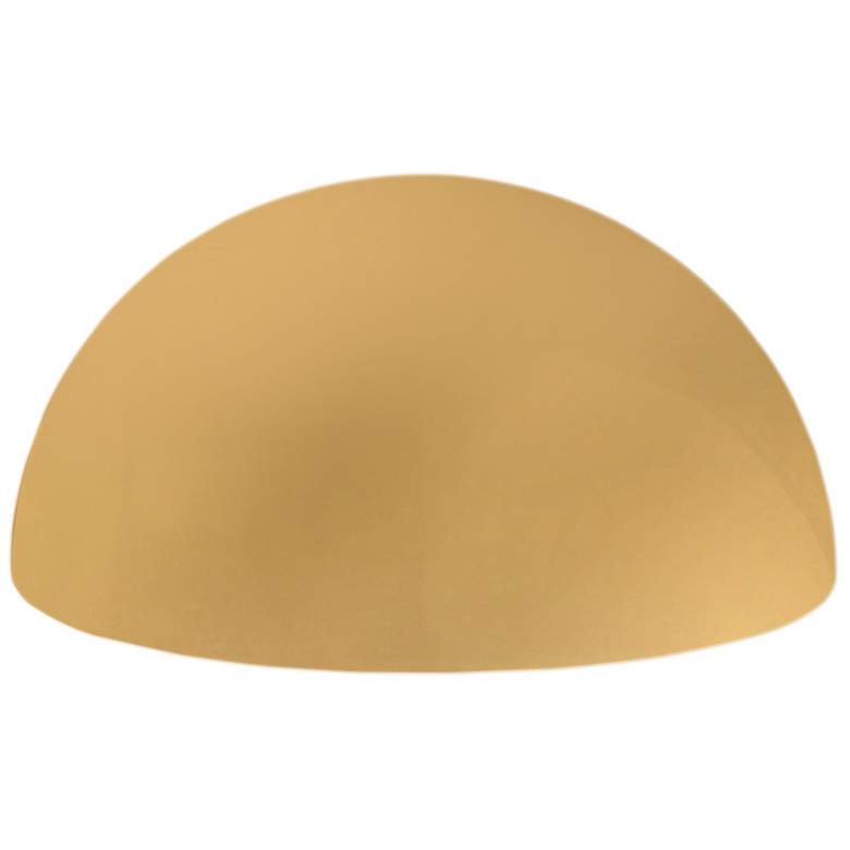 Image 1 Ambiance 10" Downlight Yellow Really Big Quarter Sphere Outdoor Sconce