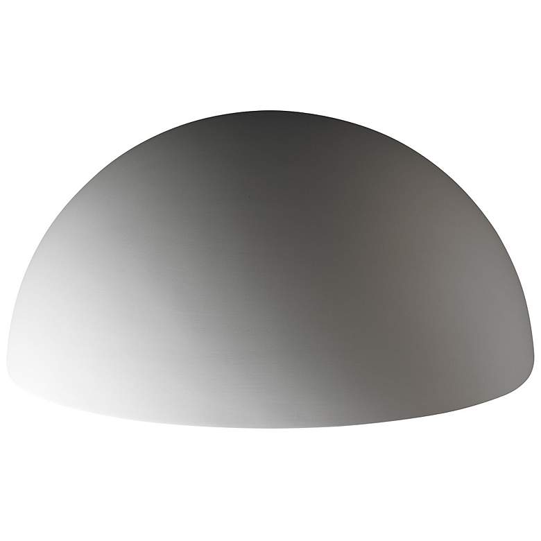 Image 1 Ambiance 10" High Bisque Quarter Sphere Outdoor Wall Sconce