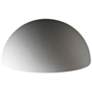Ambiance 10" High Bisque Quarter Sphere Outdoor Wall Sconce