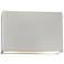 Ambiance 10" High Bisque Wide Rectangle ADA Wall Sconce