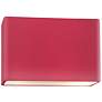Ambiance 10" High Cerise Wide Rectangle ADA Wall Sconce