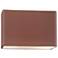 Ambiance 10" High Clay Wide Rectangle LED ADA Outdoor Sconce