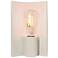 Ambiance 10" High Matte White Brass Ceramic Flex Wall Sconce