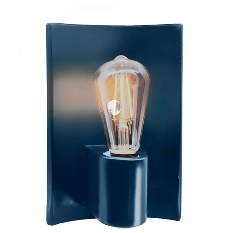 Image 1 Ambiance 10" High Midnight Sky Nickel Flex Wall Sconce