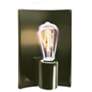 Ambiance 10" High Pewter Green Brass Flex Wall Sconce