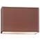 Ambiance 10"H Canyon Clay Wide Rectangle Closed ADA Sconce