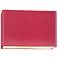 Ambiance 10"H Cerise Wide Rectangle Closed ADA Wall Sconce