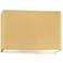 Ambiance 10"H Closed Top Yellow Really Big Rectangle Wide ADA LED Scon