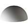 Ambiance 10"H Downlight Bisque Really Big Quarter Sphere Outdoor LED S