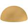 Ambiance 10"H Downlight Yellow Really Big Quarter Sphere Outdoor LED S