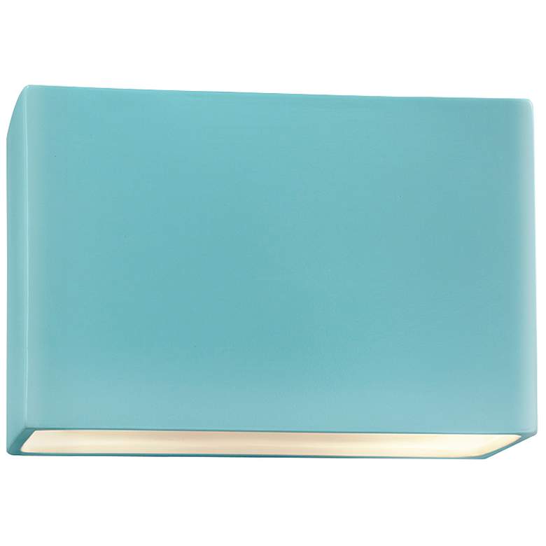 Image 1 Ambiance 10"H Reflecting Pool Wide Rectangle ADA Wall Sconce