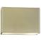 Ambiance 10"H Vanilla Wide Rectangle Closed ADA Wall Sconce
