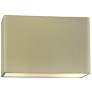 Ambiance 10"H Vanilla Wide Rectangle LED ADA Outdoor Sconce
