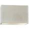 Ambiance 10"H White Crackle Closed ADA Outdoor Wall Sconce