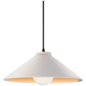 Ambiance 11 3/4" Wide Matte White Ceramic Mini Pendant Ambiance 11 3/4" Wide Matte White Ceramic Mini Pendant