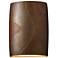 Ambiance 12.25"H Tierra Red Slate ADA Wide Cylinder Wall Sconce