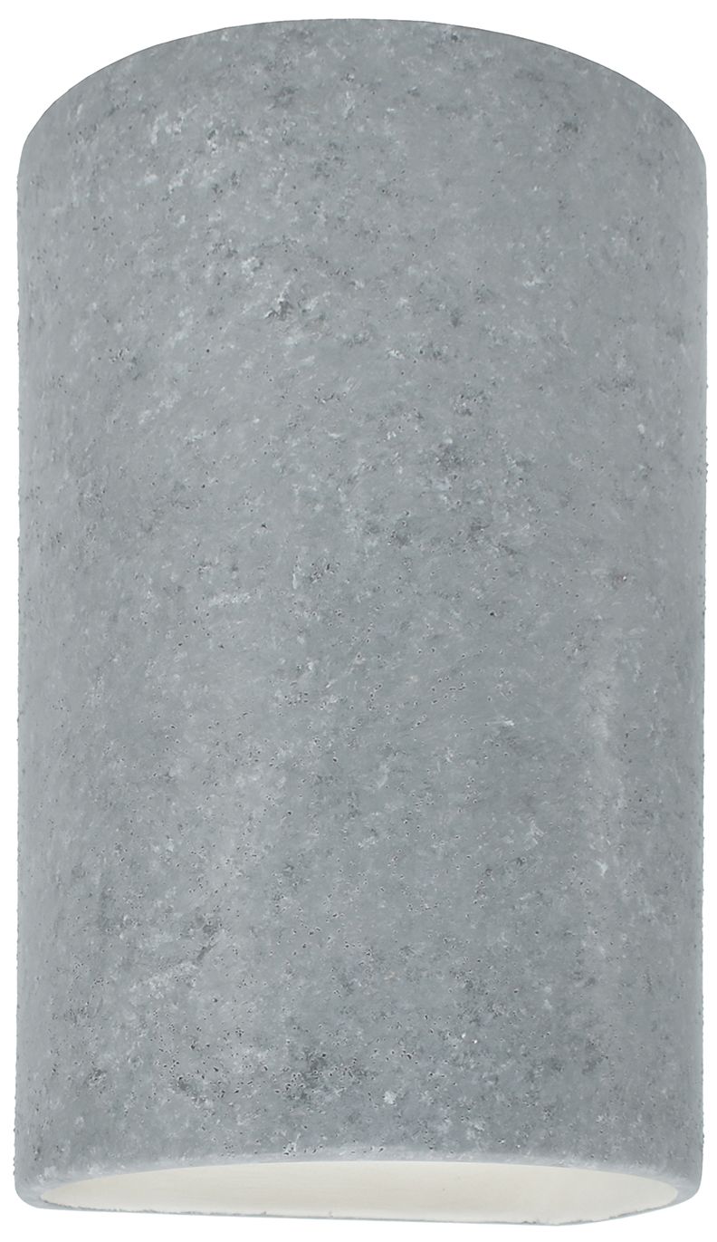 Ambiance 12.5" High Concrete Large Cylinder LED Wall Sconce