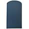 Ambiance 12.5" Midnight Sky/Matte White Large Pleated Cylinder ADA Sco