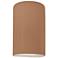 Ambiance 12.5" Open Adobe Large Cylinder Wall Sconce