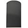 Ambiance 12.5"H Gloss Grey Large Pleated Cylinder ADA LED Wall Sconce