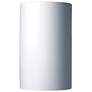 Ambiance 12 1/2" High Bisque Cylinder LED Wall Sconce