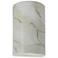Ambiance 12 1/2"H Carrara Marble Cylinder ADA Outdoor Sconce
