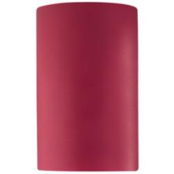 Ambiance 12 1/2"H Cerise Cylinder Closed ADA Outdoor Sconce
