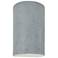 Ambiance 12 1/2"H Concrete Closed ADA Outdoor Wall Sconce