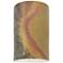 Ambiance 12 1/2"H Harvest Yellow Slate Cylinder Wall Sconce