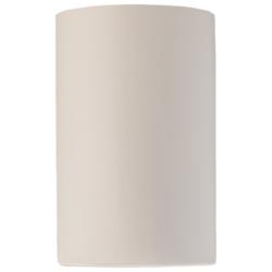 Ambiance 12 1/2&quot;H Matte White Closed ADA Outdoor Wall Sconce